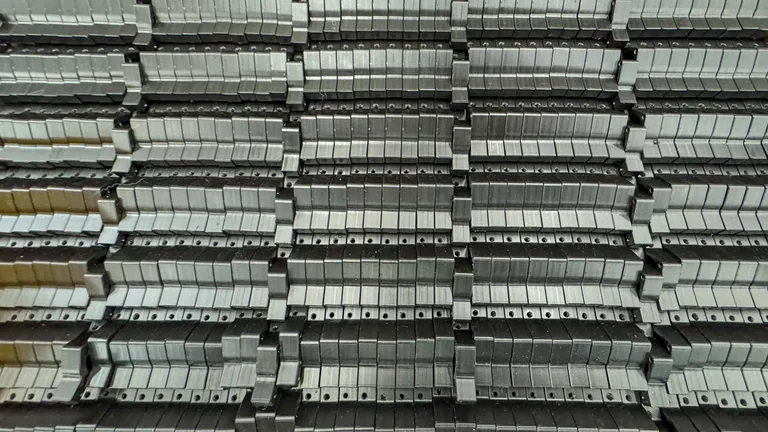 Milling operation with precision setup and controlled workholding.