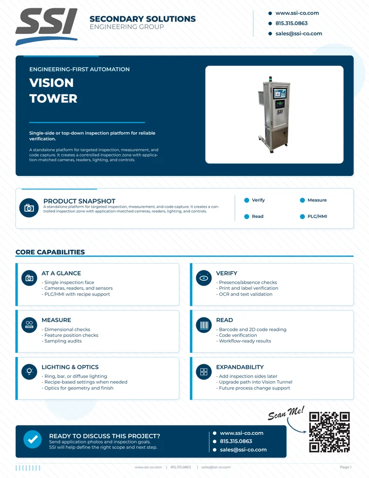 Preview of the Vision Tower flyer