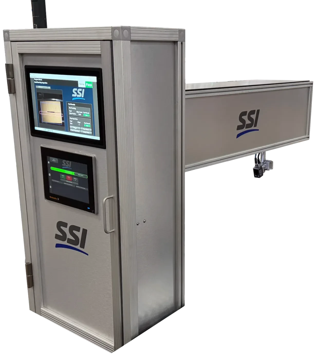 Alternate view of SSI Vision Tunnel with conveyor integration