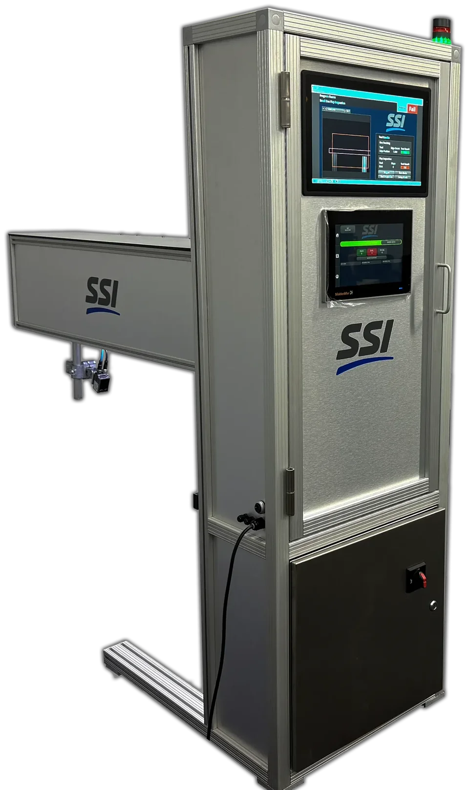 SSI Vision Tunnel platform with conveyor and integrated inspection zones.