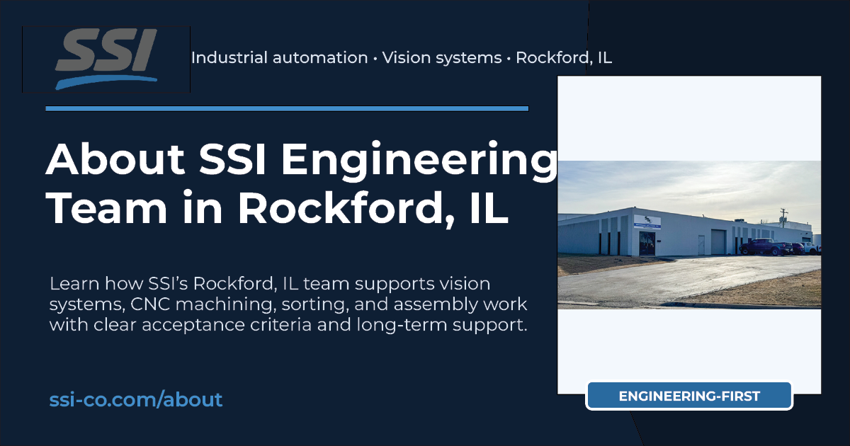 Ssi Engineering About SSI Engineering Team in Rockford, IL | SSI