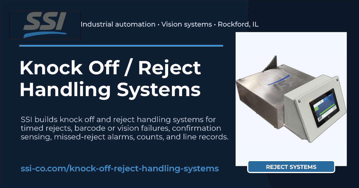 Knock Off / Reject Handling Systems | SSI