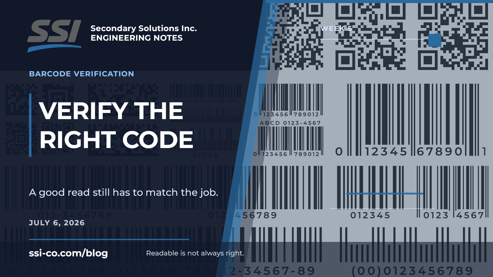 Barcode Verification: Readability Is Only Part of the Job